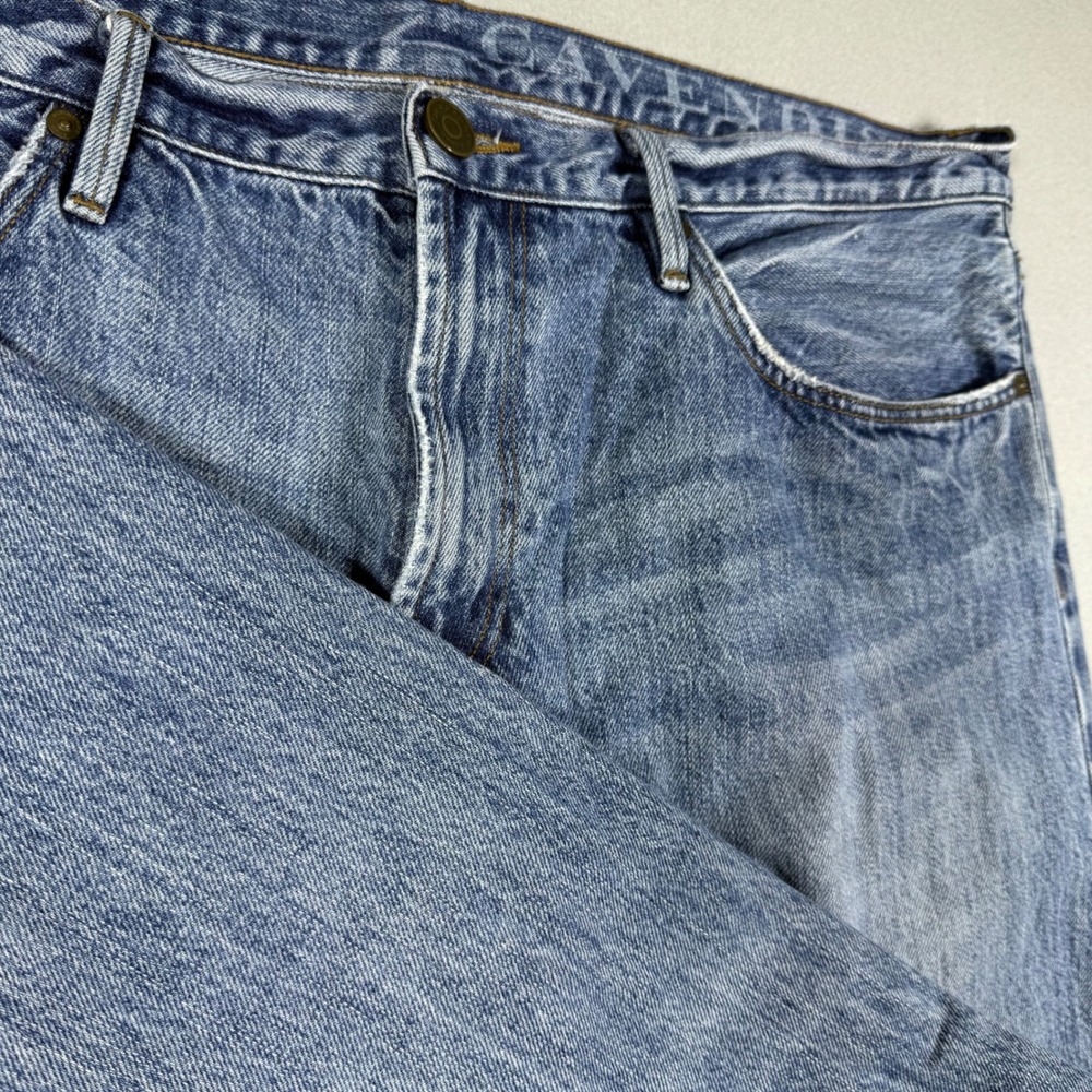 Burberry Cavendish Mens Straight Leg Jeans Blue Denim Medium Wash Cotton 38x33.5